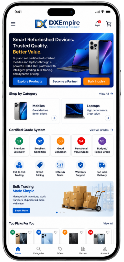 DXEmpire B2B App Showcase